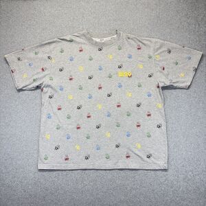 Lot 29 Marvin the Martian AOP T-Shirt Men’s XL Gray Embroidered Looney Tunes Y2K